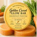 NEWGLOW Golden Carrot Glow Bar – Carrot & Vitamin E Radiance Soap (4 oz)