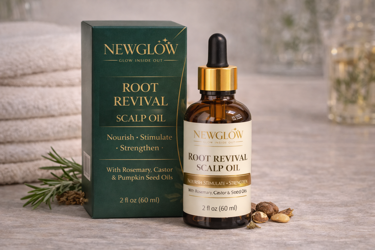 Newglow Root Revival Scalp Oil