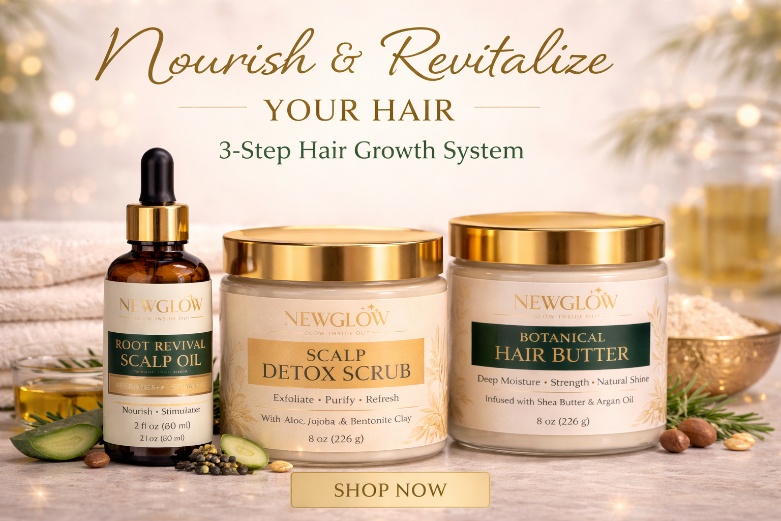 Newglow Hair Growth System