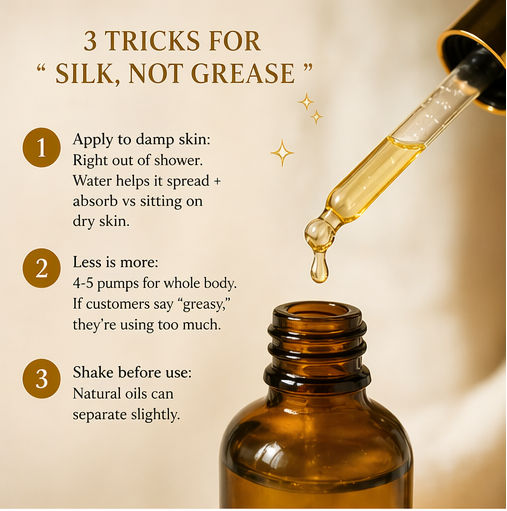 NEWGLOW Golden Lemon Glow Oil – Brightening & Hydrating Body Oil (4 oz)
