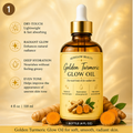 NEWGLOW Golden Turmeric Glow Oil – Lightweight Body Oil for Radiant, Smooth & Hydrated Skin