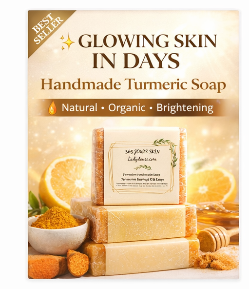 Handmade Glow Skin Bar | Lemon Carrot Lavender Face Body Soap | 12