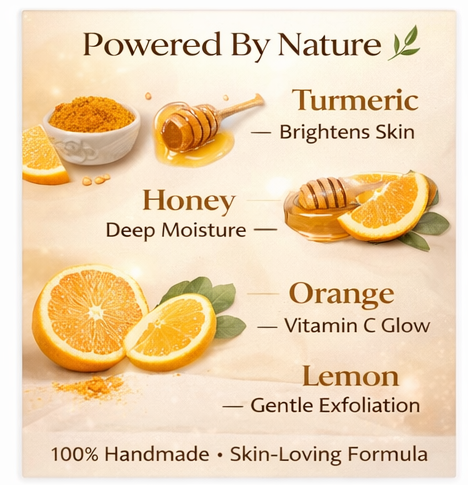 Handmade Glow Skin Bar | Lemon Carrot Lavender Face Body Soap | 12