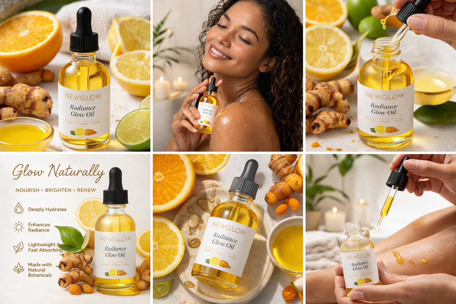 NEWGLOW Radiance Body Oil – Hydrating & Glow-Enhancing Skin Elixir