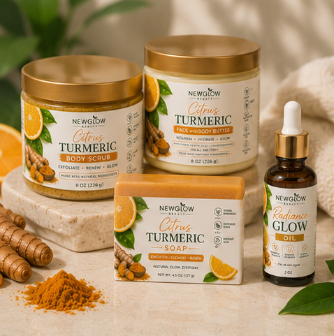 NEWGLOW Glow Up Bundle – 3-Step Radiance System for Smooth, Bright Skin
