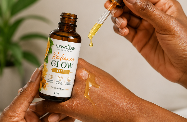 NEWGLOW Radiance Body Oil – Hydrating & Glow-Enhancing Skin Elixir