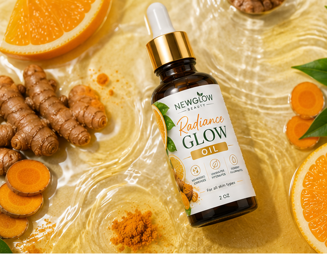 NEWGLOW Radiance Body Oil – Hydrating & Glow-Enhancing Skin Elixir
